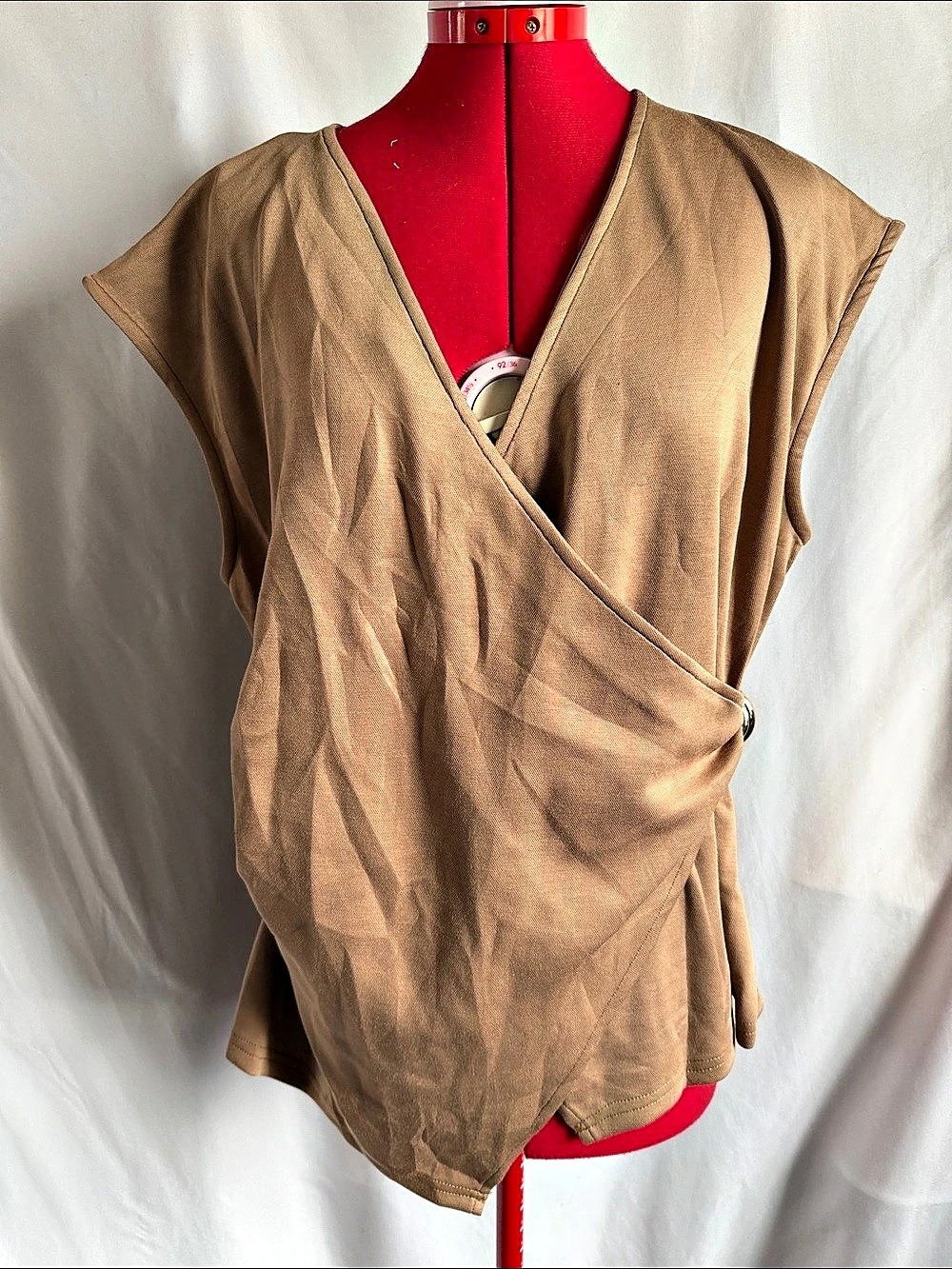 Wrap Tunic in Brown Size 2XL NWT